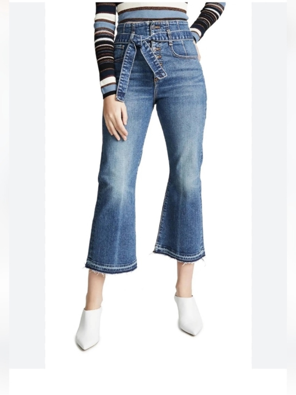 Veronica Beard Marlene Corset Jeans
